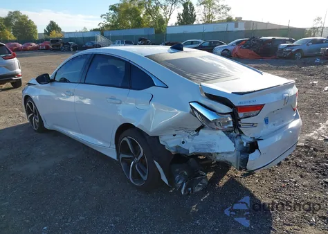 2021 Honda Accord Sport z USA, uszkodzony, nr VIN 1HGCV1F38MA001677